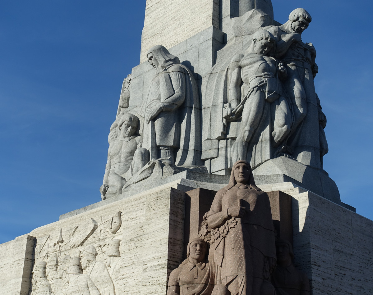Le monument de la liberté à Riga